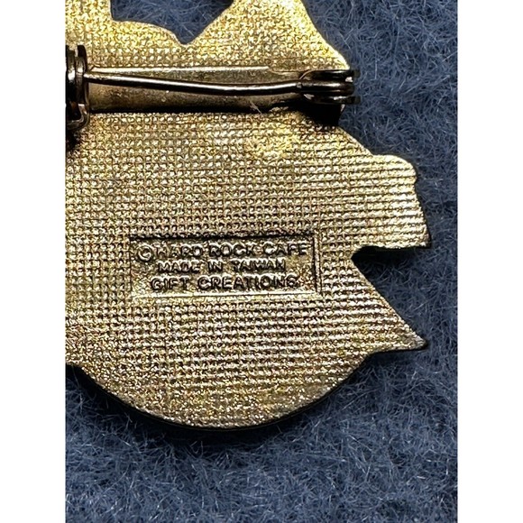 Hard Rock Cafe Drums HRC Pin Los Angeles Bar Clasp 3LT Mesh Back 1980’s - Picture 3 of 3